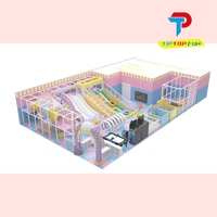 Ifun nouveau et personnalisé thème rose aire de jeux pour enfants équipement de terrain de jeu intérieur enfants équipement de jeu doux à vendre