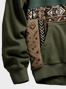 Sudadera con capucha personalizada para hombre, Jersey masculino de algodón/poliéster de peso pesado - Product Image 4