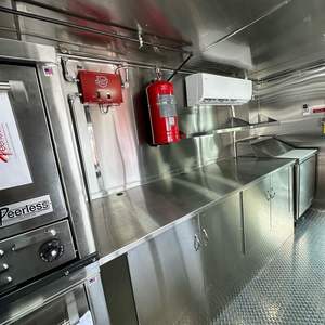 High Quality Commercial <b>Outdoor</b> Food Truck for Business Best Market Quality Stainless <b>Wall</b> Vendor Trailer for Concession Mobile - Product Image 4