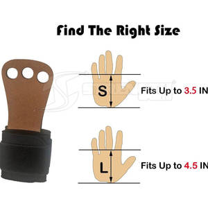 Poignées de gymnastique en cuir longue durée pour la protection des mains lors de l'entraînement physique - Product Image 4