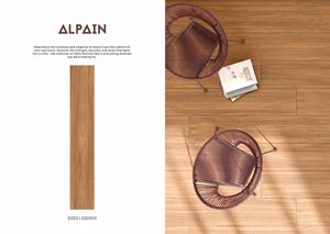 กระเบื้องปูพื้นพอร์ซเลนไม้หนาขนาด200x1200มม. วัสดุปูพื้นจากอินเดีย - Product Image 2