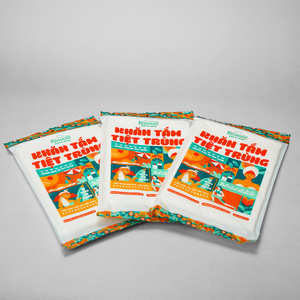 La toalla Kawaii ultra absorbente y desechable está hecha en Vietnam de tela no tejida compacta, fácil de llevar cuando se viaja - Product Image 2