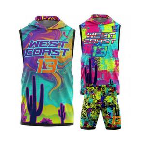 Uniformes de Fútbol Americano 7v7 de Poliéster Transpirable de Alto Rendimiento con Nombre de Equipo y Numeración Personalizados para Equipos 7v7 - Product Image 6