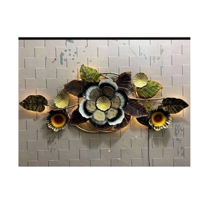 Vente chaude Fabricants De Décoration Murale En Métal Art Mural En Aluminium Pour La Maison Salon De Luxe À Bas Prix De L'Inde - Product Image 2