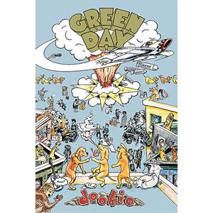 Póster de Green Day Dookie, Estilo de Diseño Moderno, Marco Negro para Decoración de Pared - Product Image 5