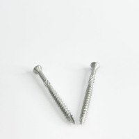 Tête plate en acier plaqué étoile en acier inoxydable 304 avec pointes pour fraiser les vis de pont en bois Torx