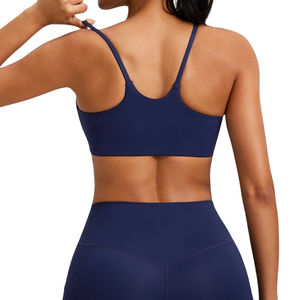 Sujetador deportivo de nailon Spandex transpirable de alta calidad Tallas grandes Estilo simple con impresión de transferencia de calor - Product Image 2