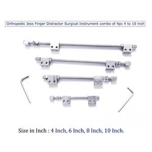 Distractor de Dedos Jess Ortopédico, Instrumento Quirúrgico Combinado de 4-10 Pulgadas, Herramienta Manual de Acero Inoxidable, Autoclavable y Reutilizable - Product Image 2