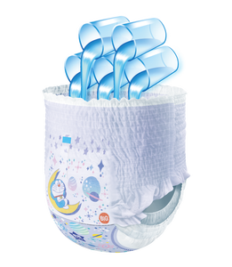 Mamypoko Doraemon bébé pantalon conception mignonne utilisation de nuit couches Extra XL taille 28 pièces * 4 paquets en gros fabriqués au japon 2025 - Product Image 2