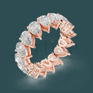 Bagues de fiançailles en gros 18K Moissanite/Options de diamant - Product Image 1