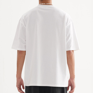 เสื้อยืดคอกลมฟอกสีสไตล์สตรีทสำหรับผู้ชายเสื้อยืดผู้ชายแห้งเร็วกันแดดสะพายไหล่ - Product Image 3