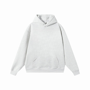 Fabricante de ropa de calle de alta calidad de algodón de gran tamaño Puff Imprimir logotipo personalizado Hiphop hombres sudaderas con capucha y sudaderas - Product Image 2