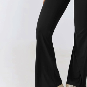 Mono Deportivo de Yoga de Manga Larga con Cinturón, Cuello en V, Cintura Alta, Transpirable, Informal, para Otoño, Color Personalizado, para Mujer - Product Image 4