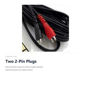 Cable de Audio de Repuesto para Auriculares, Conector TRS de 6.35 mm para Sennheiser HD25 HD560 HD540 HD480 HD430 - Product Image 3