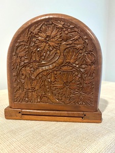 ที่วางหนังสือไม้เอนกประสงค์แบบคู่จากโรงงานโดยตรง สำหรับรองรับหนังสือ แคตตาล็อก และนิตยสาร มีจำหน่ายในราคาส่งออก - Product Image 3