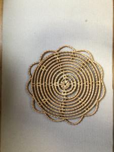 Meilleure Collection 2025 Bambou Rotin Décoratif Table Assiette Assiette Cuisine Décor Écologique Durable Meubles De Maison - Product Image 4