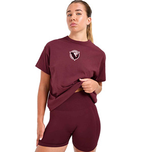 Haute qualité été femme T-shirt décontracté Polyester vêtements pour femmes col rond T-shirt à manches courtes sport vêtements de sport sport t-shirts - Product Image 2