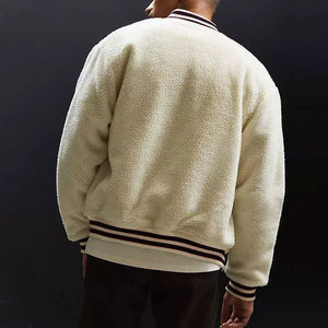 Nouvelles vestes en satin de style universitaire rose clair avec fermeture éclair sur le devant, vêtements de baseball, taille plus, vente en gros, vestes d'équipe personnalisées pour hommes - Product Image 2