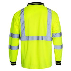 Camisas de Seguridad de Alta Visibilidad para Hombre, 100% Algodón, Ropa de Trabajo Reflectante, Camisa de Seguridad Reflectante Larga, Venta al Por Mayor - Product Image 2