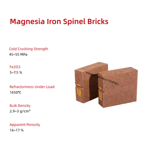 Brique de magnésie-spinelle de fer, Brique de magnésie-hercynite, Brique de <span class=keywords><strong>MgO</strong></span> <span class=keywords><strong>Fe2O3</strong></span> Al2O3 - Product Image 5