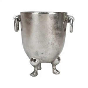 Premium Stainless Steel Ice Bucket with <b>Tong</b> for Chilled Drinks and Easy <b>Serving</b> Metal Cooler - Product Image 5