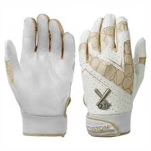 Guantes de Bateo de Béisbol Profesionales al Por Mayor, con Ventilación Personalizada en la Parte Posterior, Agarre Ajustable, Puño de Neopreno, Guantes de Bateo de Softbol - Product Image 4