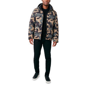 OEM personnalisé hommes surdimensionné Sport Shell rembourré bulle matelassé doudoune veste d'hiver en laine à capuche - Product Image 5