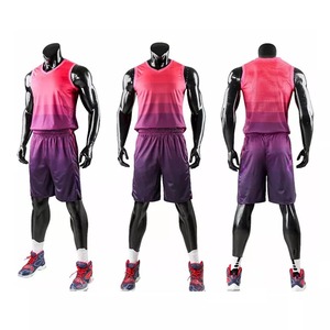 Venta al por mayor nueva ropa deportiva Basket Ball Jersey conjunto corto reversible aparejos sarga uniforme de baloncesto con patrón personalizado - Product Image 1