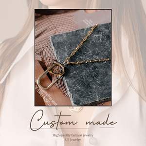 Customized Trendy New Design fashion <b>pendant</b> <b>necklaces</b> unique silver <b>necklaces</b> with <b>large</b> <b>pendants</b> jewelry for women - Product Image 1