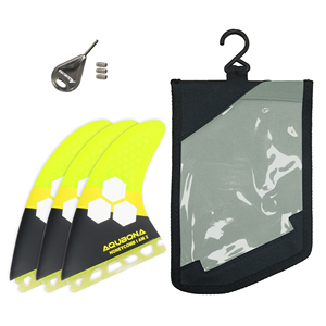 Ensemble de <span class=keywords><strong>3</strong></span> palmes de <span class=keywords><strong>surf</strong></span> en fibre de verre, simple/double languette, pour le <span class=keywords><strong>surf</strong></span>, avec sac à ailettes, vis à clé, plusieurs couleurs - Product Image 5