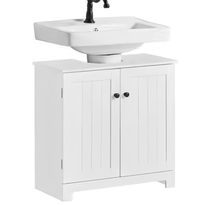 Meuble de salle de bain en bouleau au design moderne avec texture, coulisses à amortissement, peinture à base d'eau, style Shaker, étanche et anti-corrosion - Vente en gros - Product Image 1