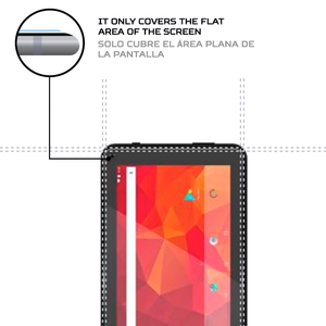 ตัวป้องกันหน้าจอ ANTISHOCK สำหรับแท็บเล็ตโลจิคอม เอ็ม บอท แท็บ 71 เพิ่มประสิทธิภาพการอ่านและความทนทาน - Product Image 4