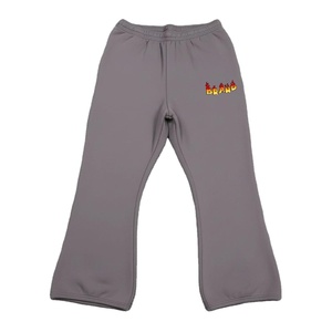 Sweatpants Customize <b>Flare</b> Pant Cotton Fleece Sweatpants Sun Faded Embroidery <b>Men's</b> <b>Trousers</b> Sweatsuits - Product Image 1