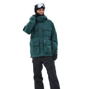 Chaqueta de Invierno Cálida para Hombre, Color Verde Oscuro, Impermeable, de Nailon, para Senderismo al Aire Libre, Marca Personalizada, Chaqueta de Senderismo para Hombre - Product Image 5