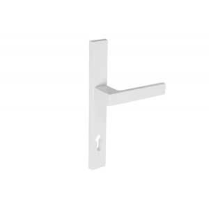 Tirador Puerta Estima E300 92 PZ, placa 33mm, Blanco - Product Image 1