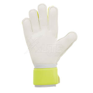 Gants de gardien de but professionnels en cuir de qualité supérieure, respirants, antidérapants, fermeture à boucle auto-agrippante, design à doigts complets, unisexe, pour match et entraînement - Product Image 4