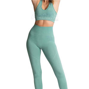 La mejor calidad Fitness Yoga Legging Pakistán Hecho Nuevo diseño Gym Wear Yoga Set para mujeres en el mejor material - Product Image 2