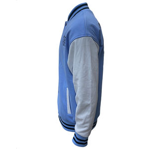 Chaqueta universitaria de nueva moda para hombre, chaqueta de béisbol universitaria de invierno de manga larga con cuello levantado y logotipo bordado personalizado - Product Image 3