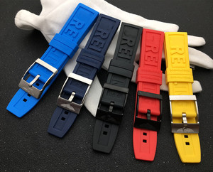 Correa de <span class=keywords><strong>Reloj</strong></span> de Goma al por Mayor, 20mm 22mm 24mm, Transpirable, Impermeable, de Silicona, con Liberación Rápida, para Relojes Deportivos de Buceo - Product Image 2