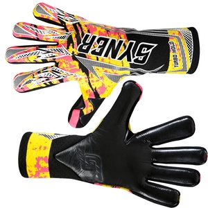 Black Contact German Latex Soccer Football Goalkeeper Gloves Breathable Sports Protective Gear for Sports - Product Image 6