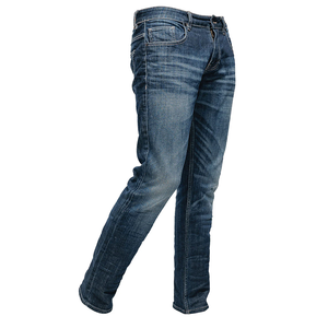 Nouveauté 2025 Jeans en denim pour homme, coupe droite, taille mi-haute, décontracté et élégant, respirant, lavage moyen personnalisable, OEM ODM - Product Image 2