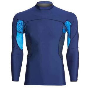 Custom Sublimation Print Men's Rashguard <b>Compression</b> <b>Shirt</b> MMA BJJ Jiu Jitsu Gym Wear long Sleeve Fitness Training Top - Product Image 1