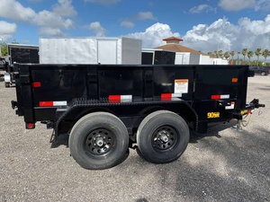 High Quality 4-Wheel 3-10 Ton Agriculture Farm <b>Trailer</b> Tipping Dump <b>Trailer</b> with Motor <b>Tractor</b> Equipment in Stock - Product Image 4