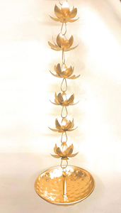 Diferentes temas Shine Diya Shape Flower Decorativo Urli Bowl para el hogar Diwali Artículos de decoración - Product Image 3