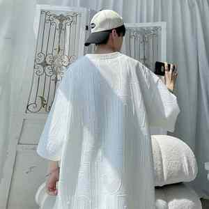 Chándal de 2 piezas de gran tamaño para hombre, pantalones cortos y camisas, traje de entrenamiento de verano para hombre, ropa deportiva informal transpirable de secado rápido, conjunto de gimnasio - Product Image 4