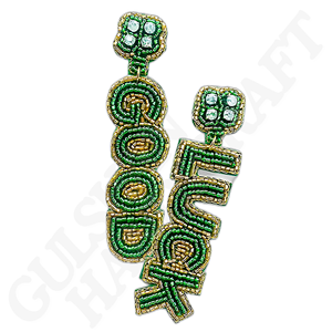 Pendientes Deportivos de Lágrima con Cuentas Hechos a Mano, Abalorios Ligeros e Intrincados para Fútbol, Baloncesto, Pendientes de Gota A LA Moda - Product Image 3