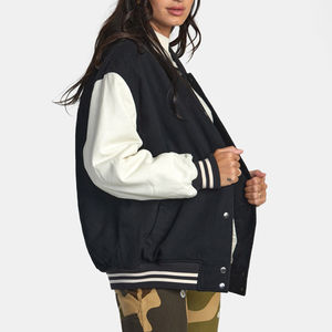 Conception personnalisée Vestes universitaires pour femmes Qualité supérieure Rempli de coton Long Sports Casual Wear OEM ODM Service personnalisé Baseball - Product Image 6