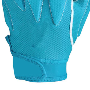 Gants de football américain en cuir légers de style moderne, logo personnalisé imprimé, sangle de poignet réglable, unisexe, haute qualité - Product Image 5