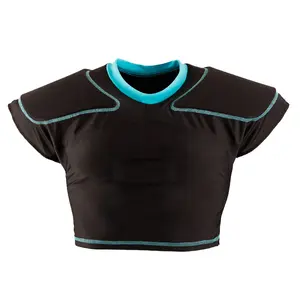 Cropped Rugby Schulter hemd Guard Pads Training Fußball Custom Match Schulter polster Shirts zum Schutz Großhandel