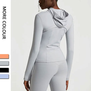 Training Jogging Wear Custom Strength Training Comfortable Zip Hooded Tracksuit Women Training Jogging Wear - Product Image 3